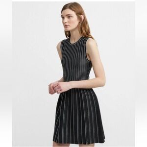 Theory Knit Striped Dress
